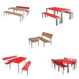 Tische und Garnituren