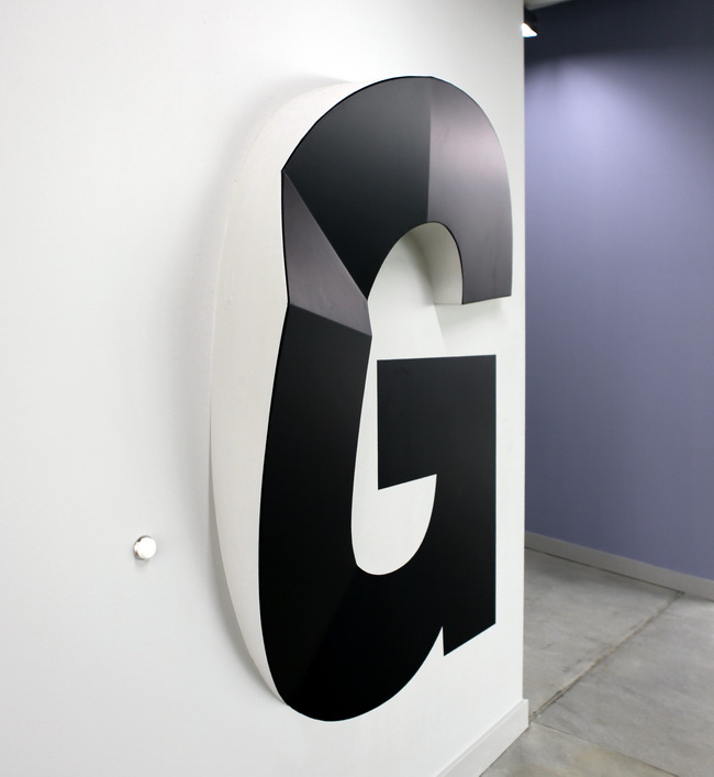 dreidimensionale Buchstaben Orientierung Toni Areal G